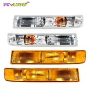 2PCS Front Bumper Light Fog Light Turn Signal Light Car Accessories For GMC Savana Van 1500 2500 200