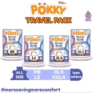 POKKY Diaper Pants Travel Pack M5 L5 XL4 XXL4 | BABY DIAPER PANTS | Diaper Renceng