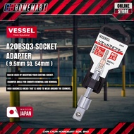 VESSEL A20BSQ3 SOCKET ADAPTER [ 9.5mm SQ. 54mm]