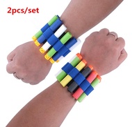 factory 2pcs Toy Gun bullet wristband For Nerf Gun soft bullet holder professional player eva bullet