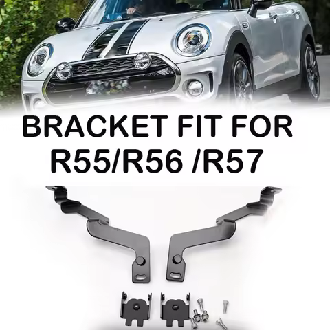 LED Fog Lights Auxiliary Bumper Grille Rally Driving Light With Bracket For BMW Mini Cooper R55 R56 