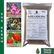 Baja Bunga Blood and Bone Meal Organic Fertilizer 900g Baja Organik NPK 3:9:1 Phosphorus Fertilizer 