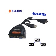 2埠 VGA視訊分配器 (SUNBOX VS112)