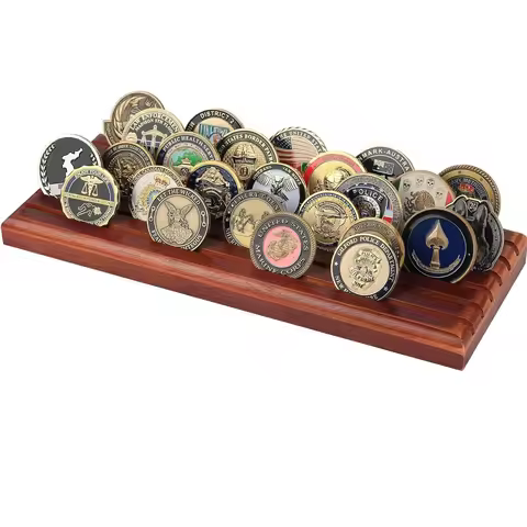 Medal Museum Attraction Commemorative Coin Display Stand Coin Medal Jewelry Display Stand Badges Coi