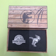 [ORIGINAL] Logo & Pachycephalosaurus Pin Badge - Merchandise - GSC Cinema - Jurassic World: Fallen K