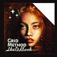 Grid Method Sketchbook: Square Pad with Light Brown Dotted Grid 8.5 x 8.5 Inches; 99 Pages for Trans