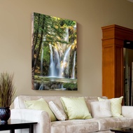 La Cascade Vertical Landscape Pictures Giclee Print Canvas Wall Art
