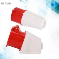 Hilitand Plug Connector Set 32AMP 5Pin 3P+N+E Industrial 3 Phases Socket 220?380V/240?415V