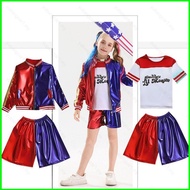 YG 8pcs Suicide Squad Harley Quinn suicide squad cosplay Halloween costume