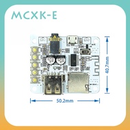 MCXK-E Bluetooth Audio Receiver board with USB TF card Slot decoding playback output A7-004 5V 2.1 W