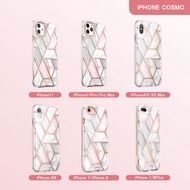I-Blason Cosmo เคสสำหรับ iPhone 11/11 Pro/11 Pro Max/X/xs/7/8ป้องกันด้วยหน้าจอในตัวป้องกัน (หินอ่อน)