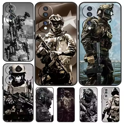 Military Army Special Forces Case For Honor Magic 5 Pro 50 70 90 Lite Honor 8X 9X X9b X9a X8a X7a X6