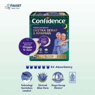 Confidence Adult Tape Pants Premium Night Premium Adhesive Adult Diapers - M/L/XL