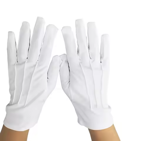 Black Butler Sebastian Michaelis Cosplay White Gloves One Pair Halloween Carnival Cosplay Costume Ac