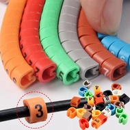 30-10Sets Colorful Cable Marking Label - Cable Sleeves - Tag Assortment Tool - Cable Wire Markers - 