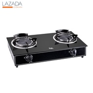 "ลดราคา"เตาแก๊สกระจกตั้งโต๊ะ 2 หัวอินฟาเรด TEKA LINEA รุ่น GI 2.2 ขนาด 68 x 36.5 x 12.8 ซม. สีดำ "คุ