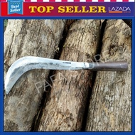 sabit bendo besar pemotong kayu pohon bahan baja pir super tajam - golok tajam - bendo baja