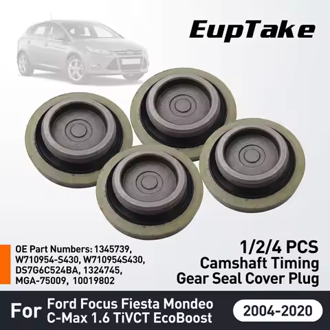 1/2/4 Camshaft Timing Gear Seal Cover Plug 1345739 W710954S430 DS7G6C524BA for Ford Focus Fiesta Mon
