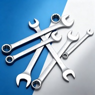 Combination Wrench Set High Hardness 43.5HRC Heat Treated Open End & Box End Spanner For Auto Repair
