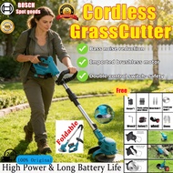 💙[ SG Ready ]💙 998VF Bosch Lawn mower Battery Multifunction Mesin Rumput Cordless fold Pemotong rump