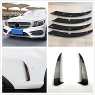 Front Bumper Side Intake Splitter Trim Cover & Rear Air Vent For Mercedes Benz C Class Sport W205 C4