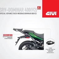 GIVI DOMINAR 250 / 400 V1 - V2 MONORACK 2020-2022 SPECIAL RACK WITH BOX GIVI B42N E43NTL E43NTL-ADV 