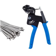 [frthrthrt]Household Manual Cable Tie Pliers Stainless Steel with 150 Cable Ties Cutting and Bundlin