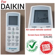 daikin air cond remote control (clearance stock)