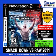 KASET DVD GAME PS2 SMACKDOWN VS RAW 2011