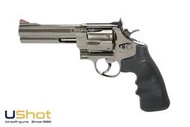 【UShot】WG UMAREX S&W M629 5吋 授權刻字 CO2左輪手槍 鈦黑 1410020