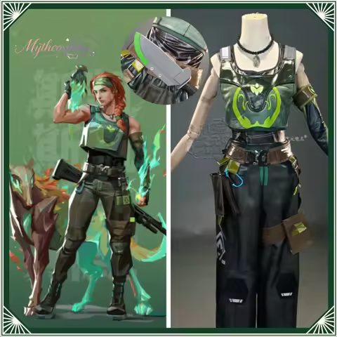 Skye Cosplay Costume Valorant Skye Costume Pioneer Outfit Full Set MythCosplay