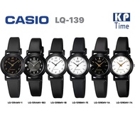 HOT ； Casio นาฬิกาข้อมือผู้หญิง/เด็ก/นักเรียน สายเรซิน รุ่น LQ-139 ของแท้ประกันศูนย์ CMG