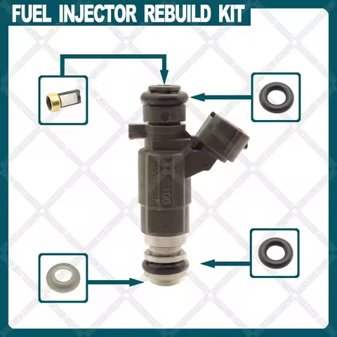Fuel Injector Service Repair Kit Filters O-rings Seals for Nissan 350z Maxima G35 3.0L 3.5 842-12240