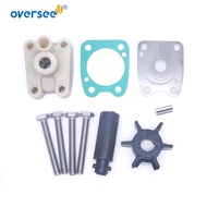6E0-W0078-00 Water Pump Impeller Repair Kit For Yamaha 2T 4HP 5HP Outboard Engine Powertec Seapro 6E