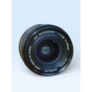 MINOLTA MC W.ROKKOR 35MM.F2.8 MD MOUNT Manual Lens
