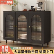 Kitchen Cabinet Dining Side Cabinet Storage Household Locker Kitchen Cabinet Cupboard Storage Cream 