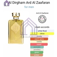 Al Dirgham Eau de perfum Ard Al zaafaran edp perfume 100ml(3.4ft.oz)