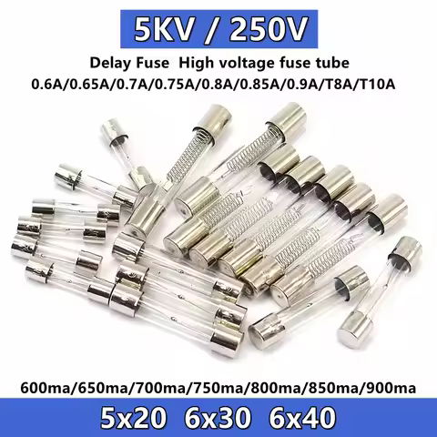 5KV 0.6 0.65 0.7 0.75 0.8A 0.85A 0.9A 900ma T8A 10A Microwave ovens high voltage fuse wire Universal