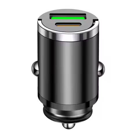 Mini Car Charger 100W/200W 12-24V Car Lighter Fast Charging Type-C USB Charger for Xiaomi Samsung Hu