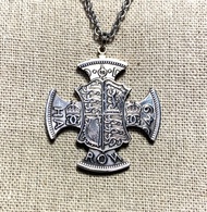 英國Half crown十字架硬幣鍊咀(英皇版)