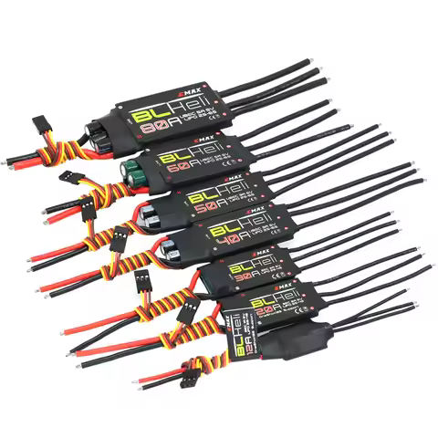 BLHeli ESC 80A/12A / 20A / 30A / 40A /50A/60A two-way Brushless ESC for RC Pneumatic Underwater Prop