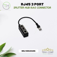 Spliter RJ45 Hub 3 Port LAN Splitter UTP FTP Cable CAT5 Connector CAT 6
