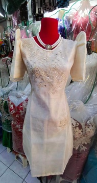 Filipiniana Dress (midi Maria clara sleeves)