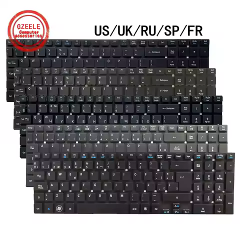 US/UK/RU/SP/FR/BR/AR Laptop Keyboard For ACER E5-511 E5-551 E5-571 E5-572/G ES1-512 ES1-531 ES1-711 
