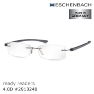 【德國 Eschenbach 宜視寶】ready readers 德國單光老花眼鏡/ 紳士灰/ 400度