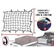 Cargo Net 180*120cm 4x4 Pickup Truck Cargo Net Trunk Net Car Roof Rack Net Luggage Rack Net 12Hook J