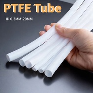 PTFE Tube FEP Insulated Hose ID 0.3MM~20MM White Extruder J-head Rigid Pipe For 3D Printer Parts