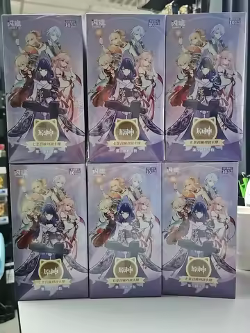 Genshin Impact Seven Summits Summon 3rd Expansion Pack Glossy Finish Character Collectible Tcg Cards