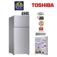 Toshiba 2-Door Inverter Refrigerator (480L) GR-A48MBZ (RS)