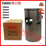 Yamaha RX-Z 135 RXZ135 RXZ 59mm~66mm Cylinder Liner Sleeve Sarung Tukir Racing Motosikal Engine Blok Block Piston Parts